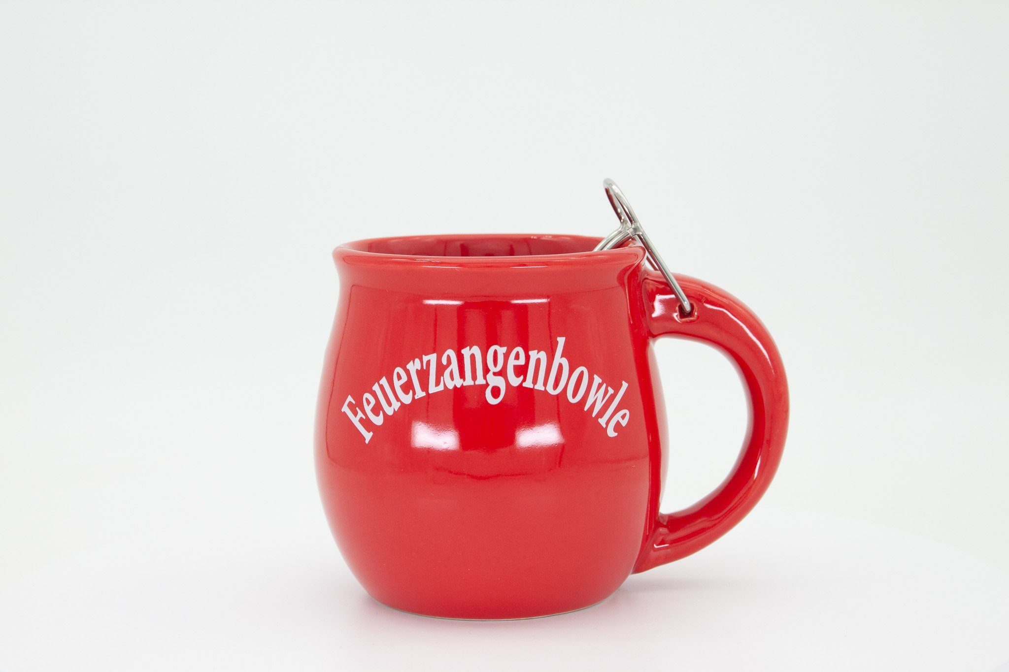 Feuerzangentasse Bowle-Set Feuerzangentasse 1er-Set (Feuerzangenbowle Set, 5-tlg., 1x Feuerzangentasse, 3x Zimtzuckerhütchen, 1x Rezeptheftchen), hitzebeständig – Bild 3 von 5