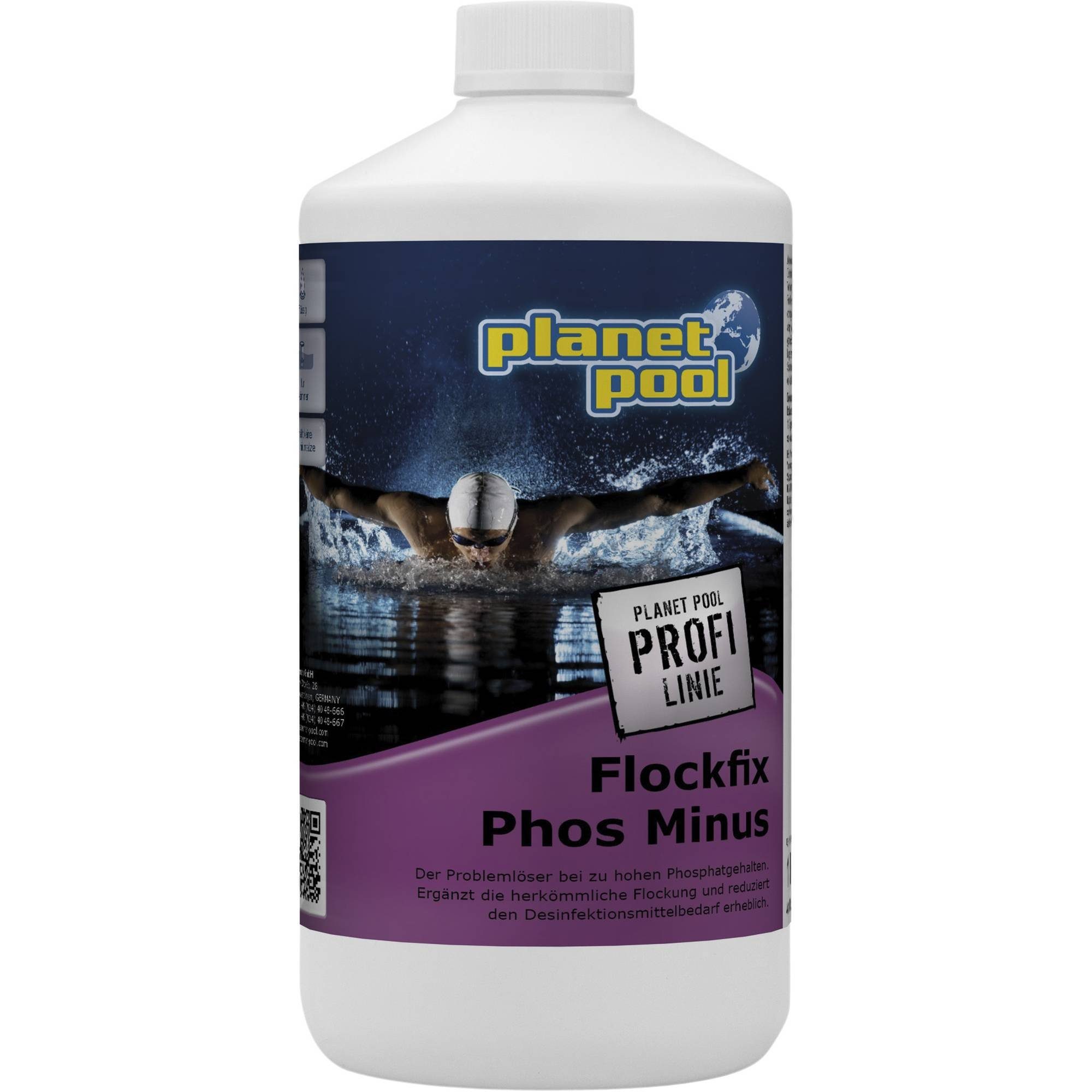 Poolpflege Planet Pool Profi Line - Flockfix Phos Minus, 1 Lt