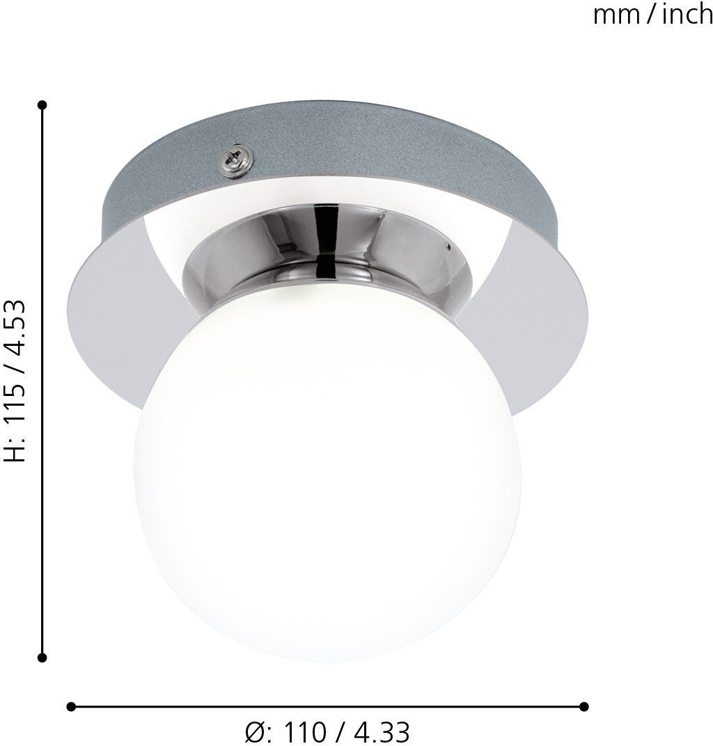 fest MOSIANO, Deckenlampe Warmweiß, integriert, LED EGLO Deckenleuchte