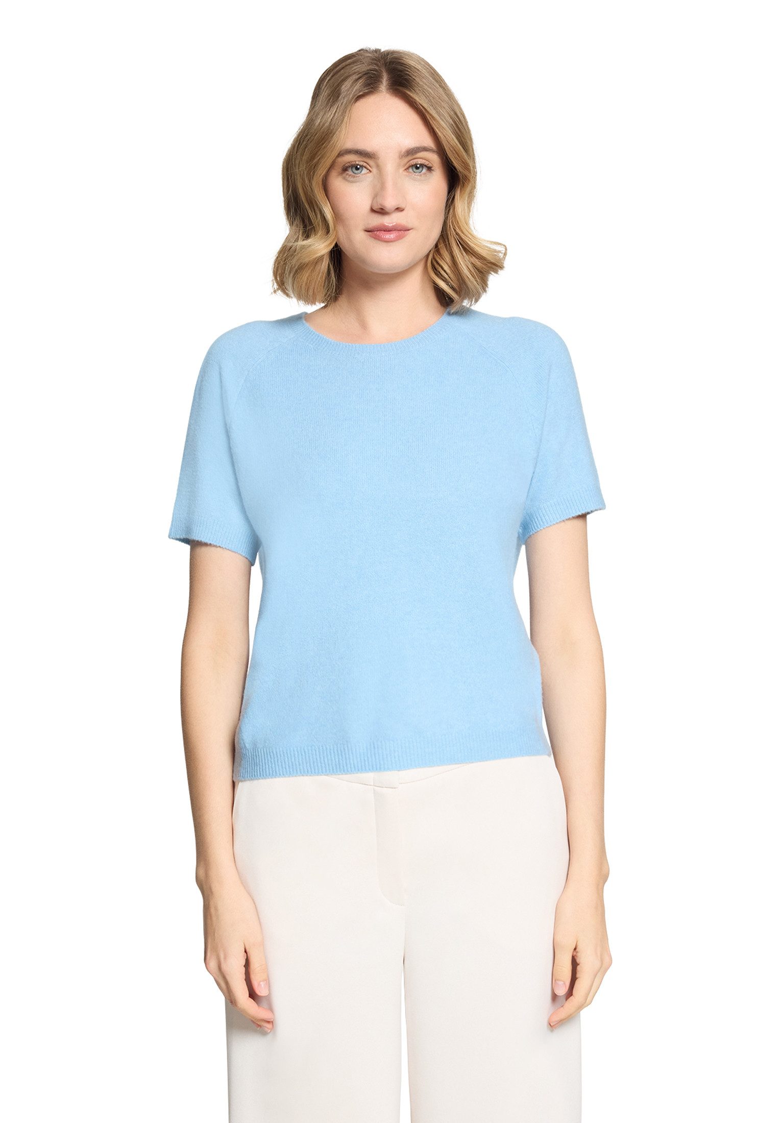 Vera Mont Kurzarmshirt Damen mit Rundhalsausschnitt (1-tlg)