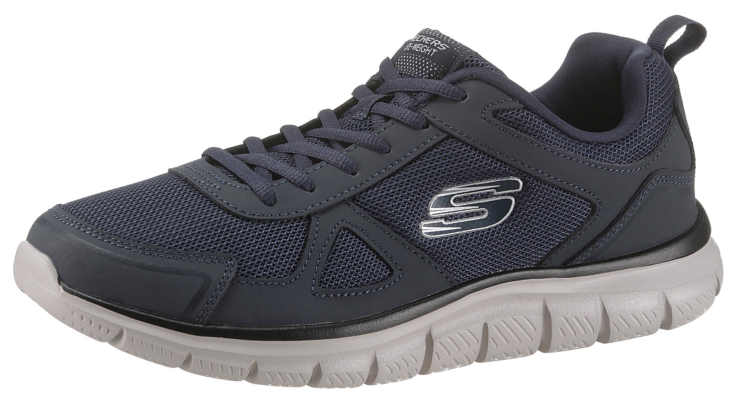 Foam Skechers navy Sneaker Skechers mit Memory Track-Scloric