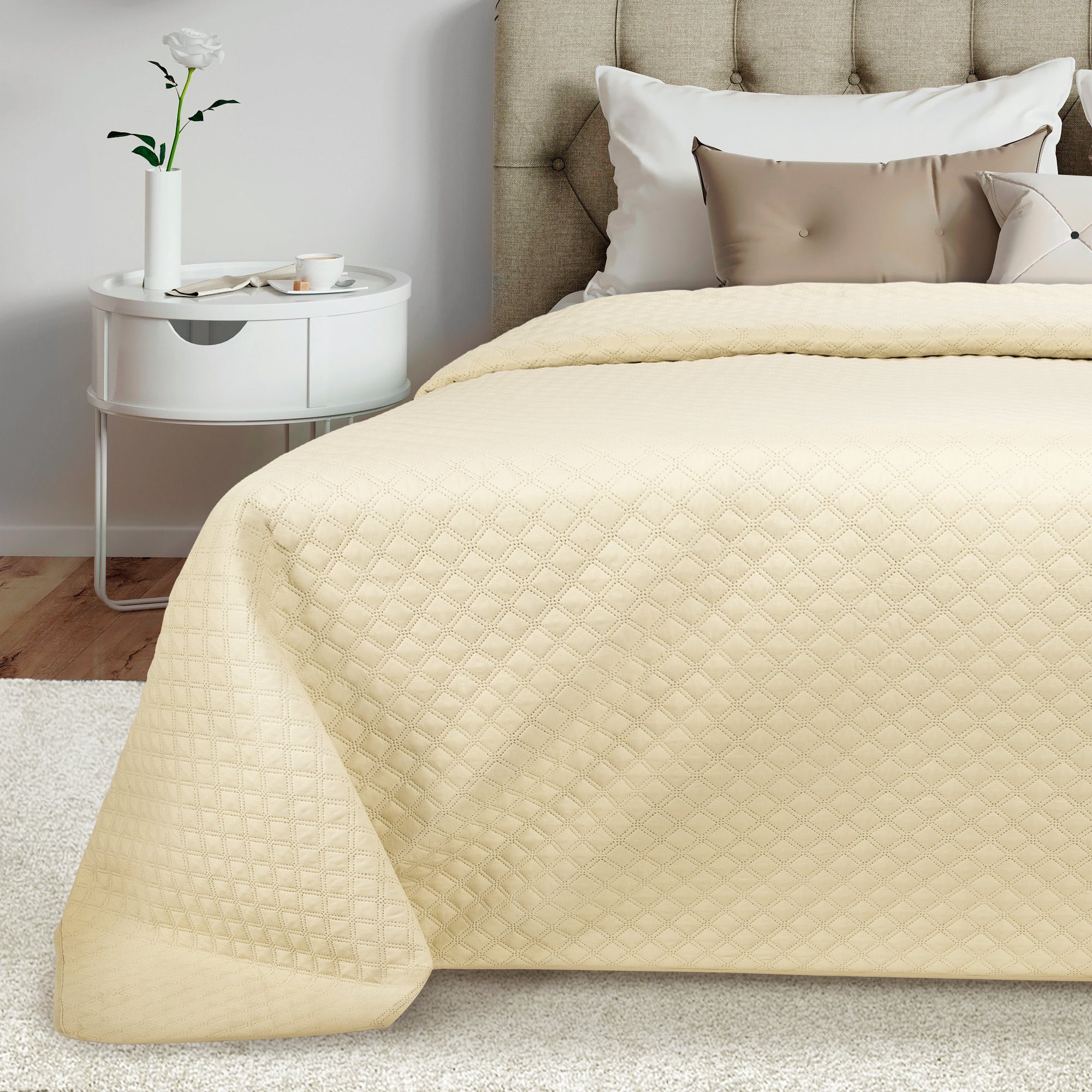Beautissu Tagesdecke Olivia, Bettüberwurf für Boxspringbett günstig online kaufen