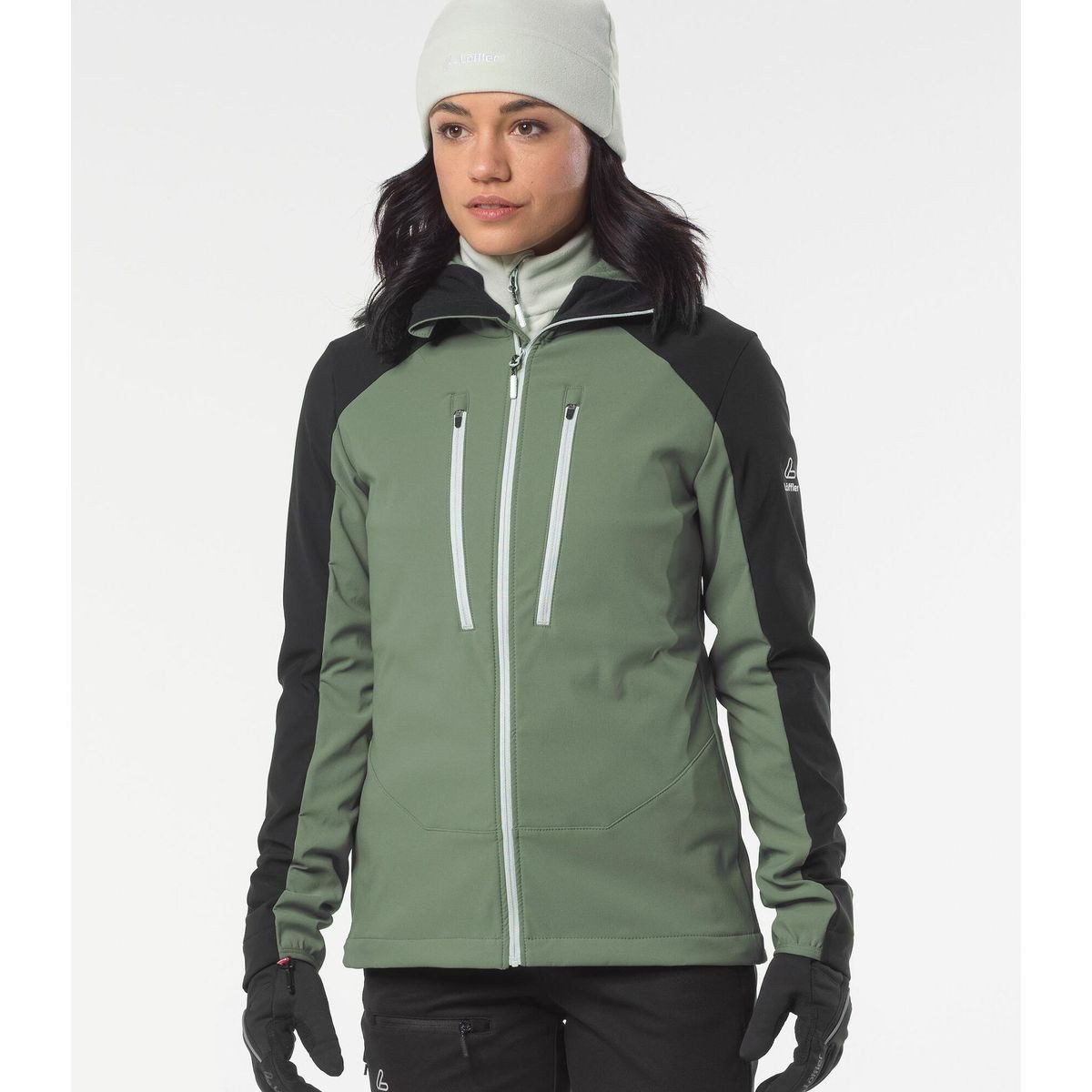 Löffler Skijacke Women Hooded Jacket Askendo ASW Wind- und wasserabweisend, wärmeisolierend, innen leicht gebrusht