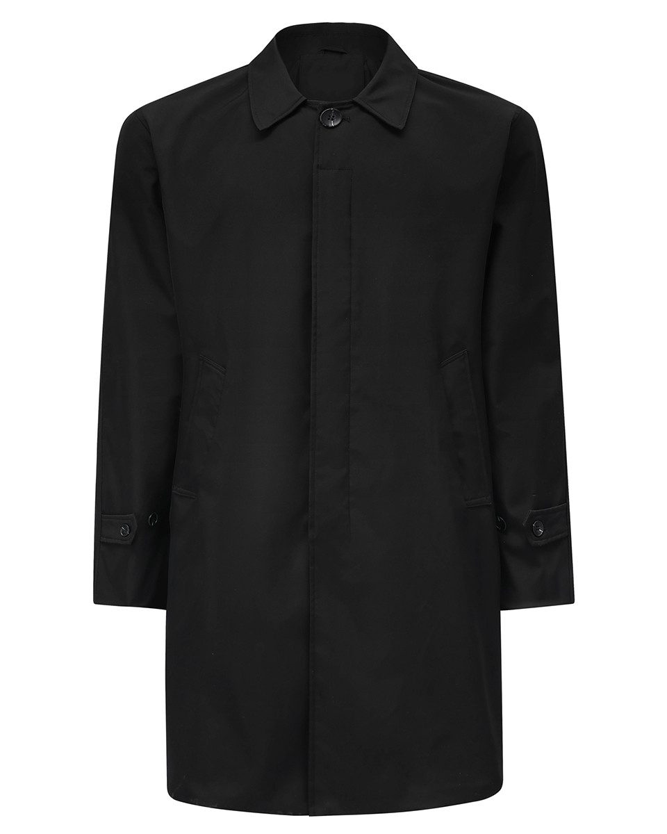 Allthemen Trenchcoat Herren Einreihiger Freizeit Trenchcoat mit Reverskragen Regular Fit
