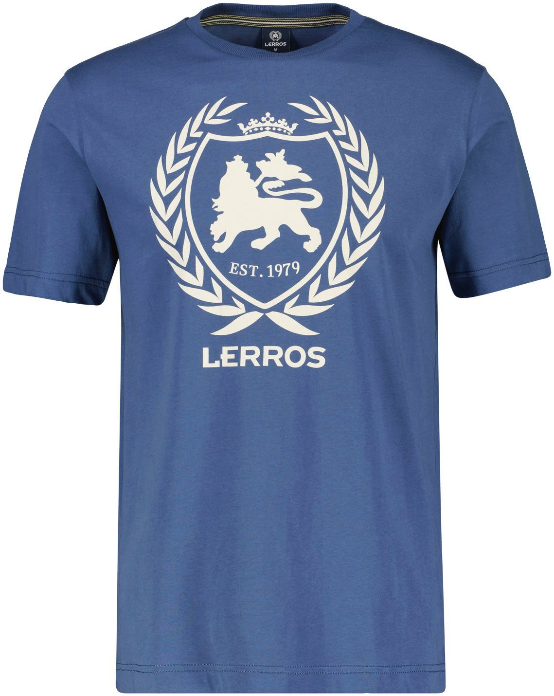 LERROS T-Shirt travel blue