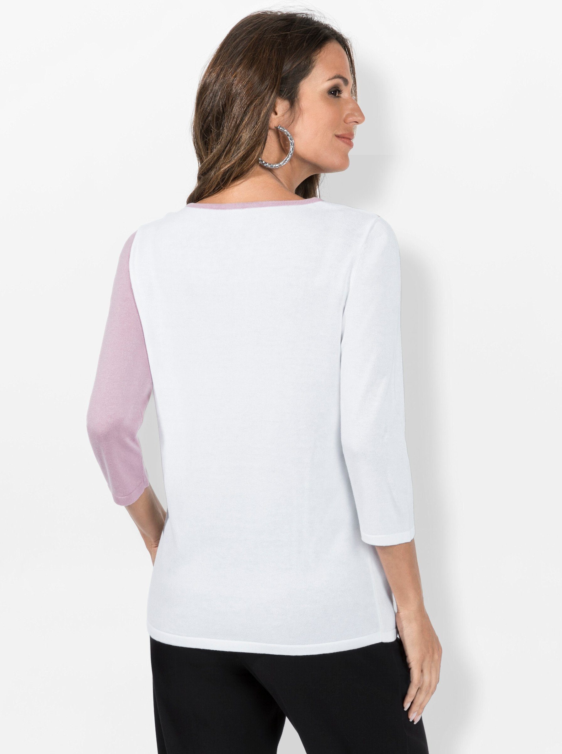 Witt Strickpullover Pullover 3/4-Arm Jersey, Feinstrick