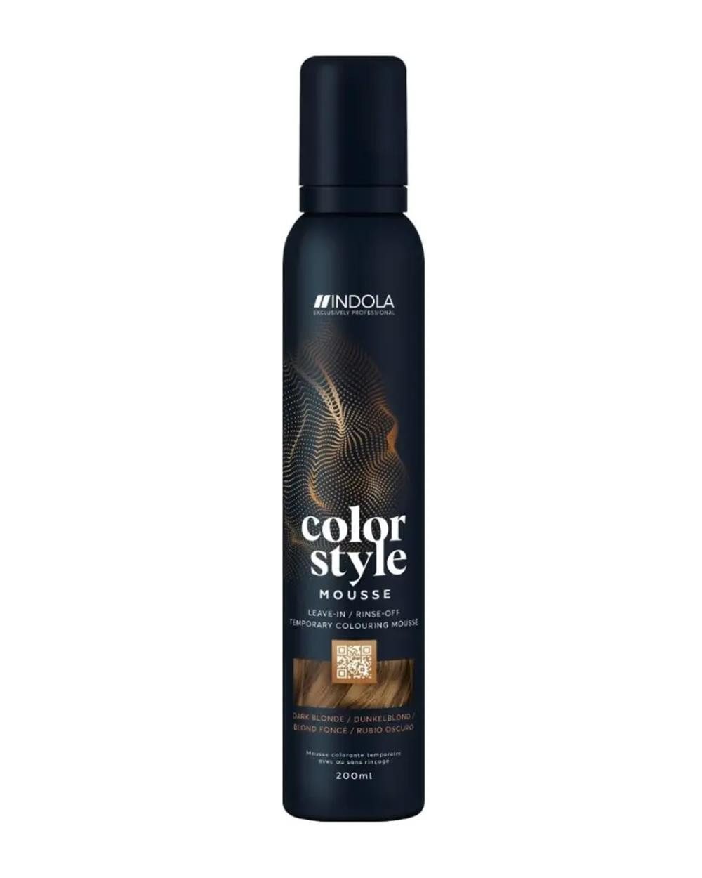 Haarfestiger INDOLA Color Style Mousse Farb-Schaumfestiger Dunkelblond 200 ml