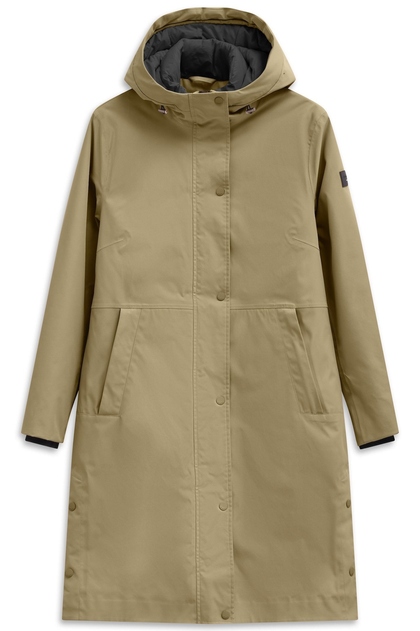 bugatti Regenmantel Rainseries wasserabweisend, Kapuze, Westen-Einsatz