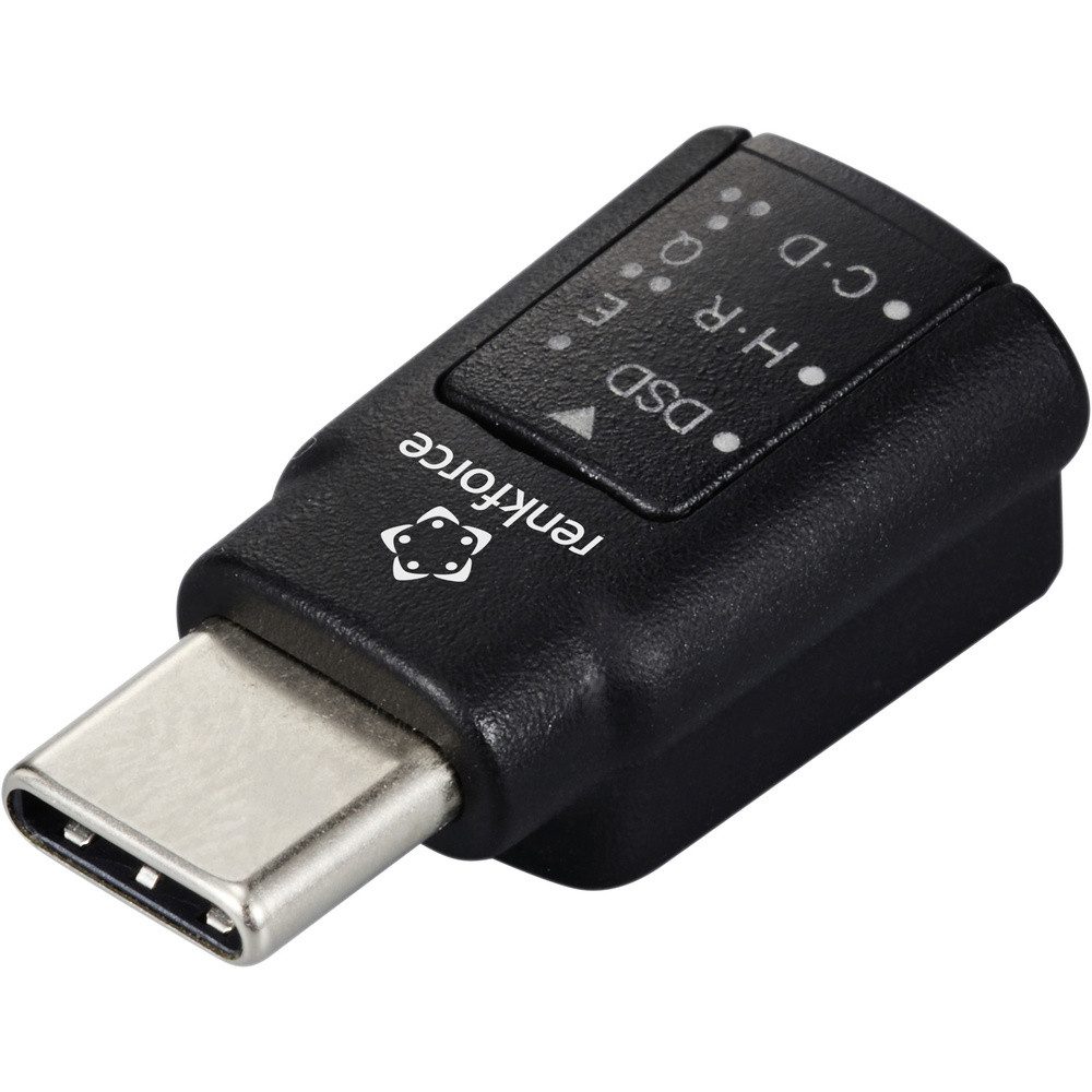 Renkforce Renkforce USB 2.0 Adapter [1x USB-C® Stecker - 1x Kopfhörer (3.5 mm Kl USB-Adapter