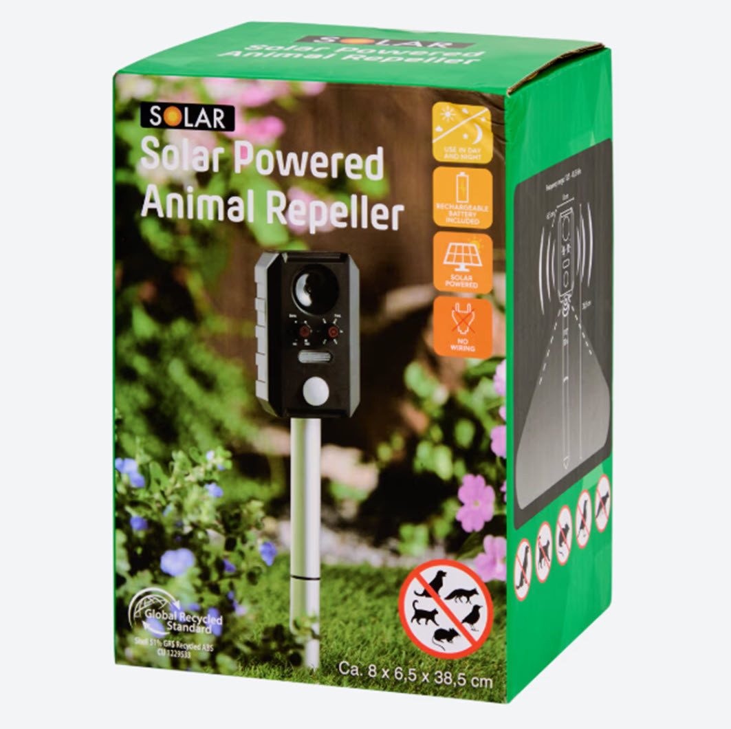 Spectrum Ultraschall-Tierabwehr Solar-Mäuseschreck Animal Repeller