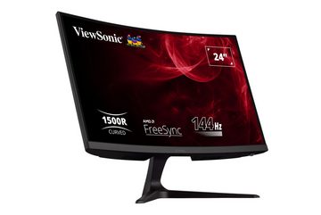 Viewsonic VS19012(VX2418C) Curved-Gaming-Monitor (60 cm/24 ", 1920 x 1080 px, Full HD, 1 ms Reaktionszeit, 165 Hz, VA LCD, 1500R Curved)