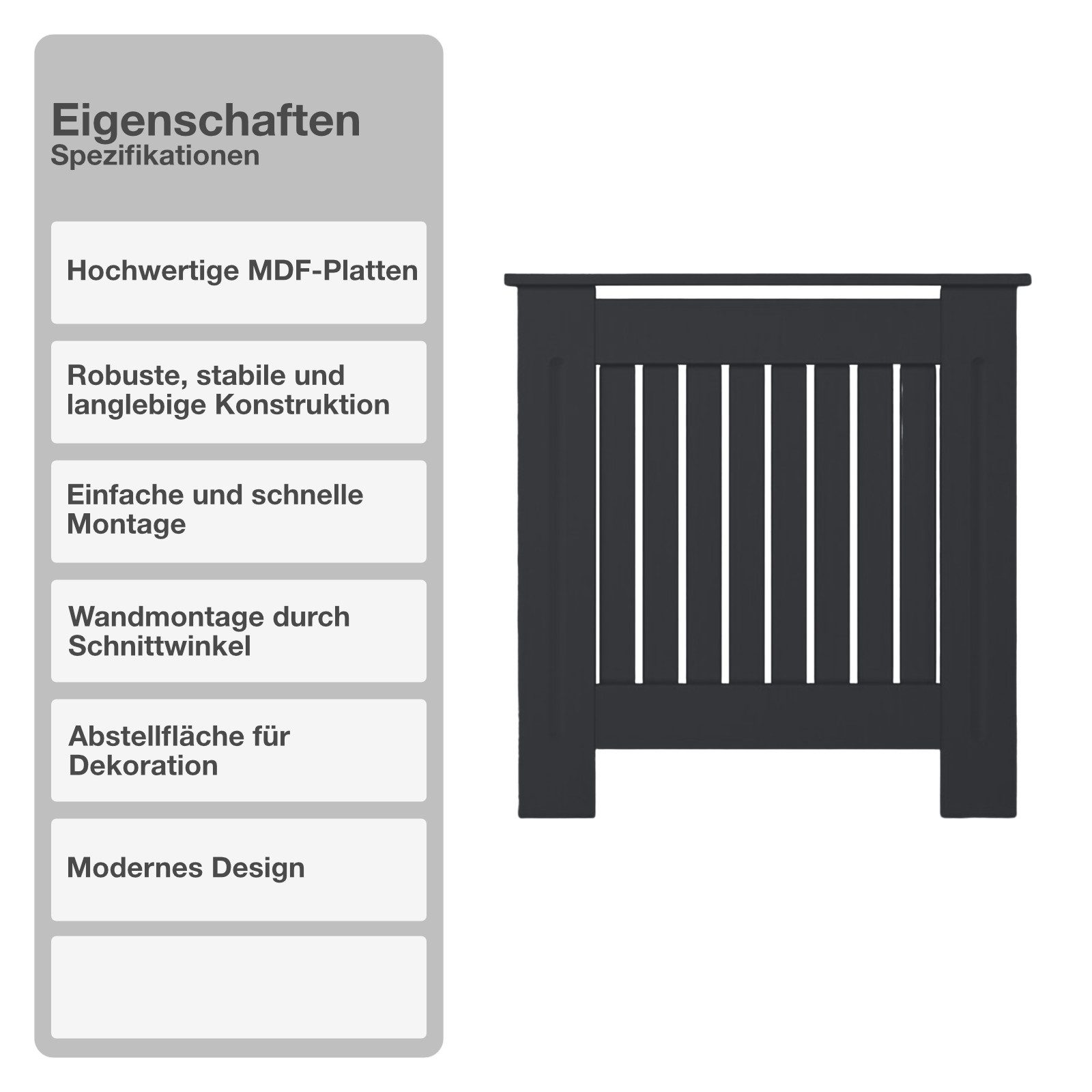 STADO Heizungsverkleidung Heizungsverkleidung Heizkörper Landhaus 78x82x19c günstig online kaufen