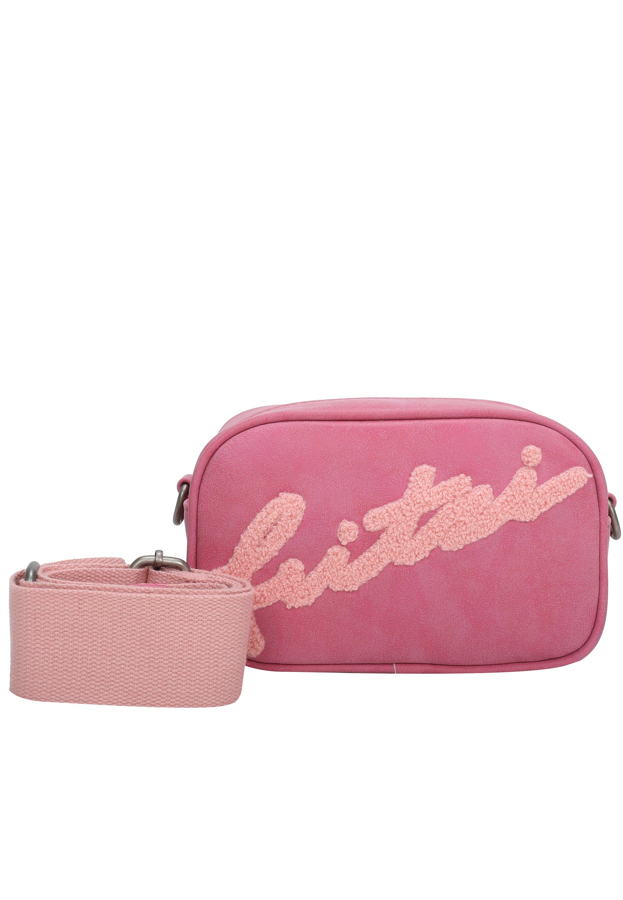 Fritzi aus Preußen Schultertasche Easy Go Limited Flocked, mit Frottee-Logo-Print