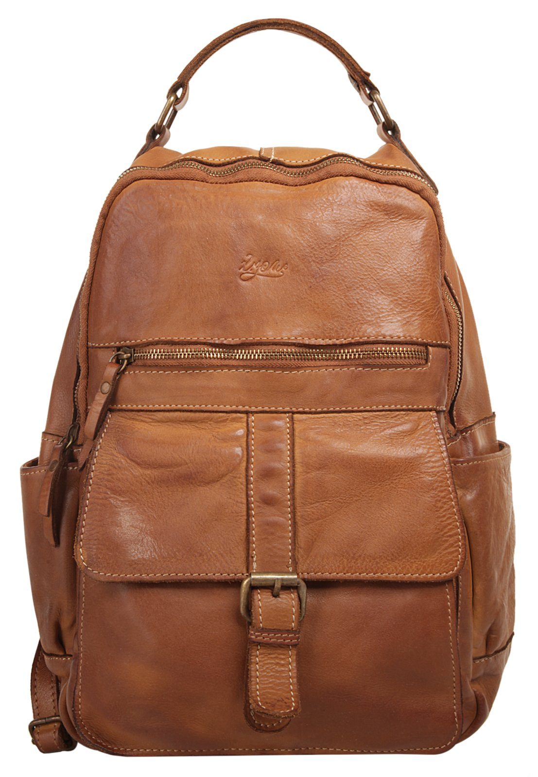 X-Zone Laptoprucksack, echt Leder, Made in Italy günstig online kaufen