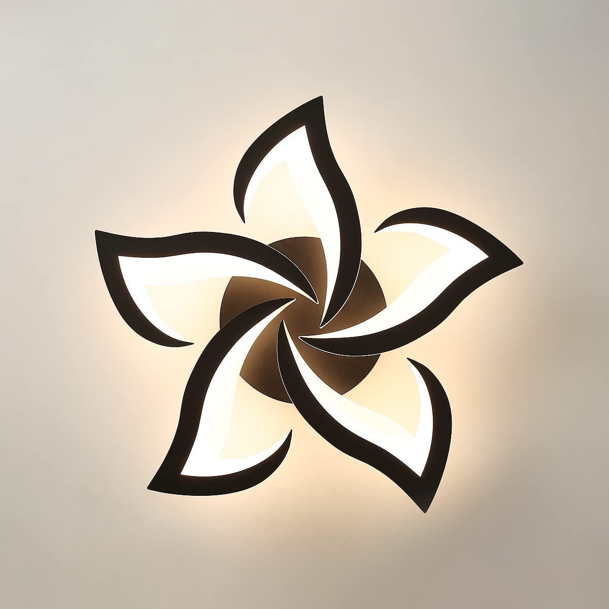 Goeco Deckenleuchte Schwalbenschwanzförmige Acryl-Deckenleuchte, LED Leucht günstig online kaufen