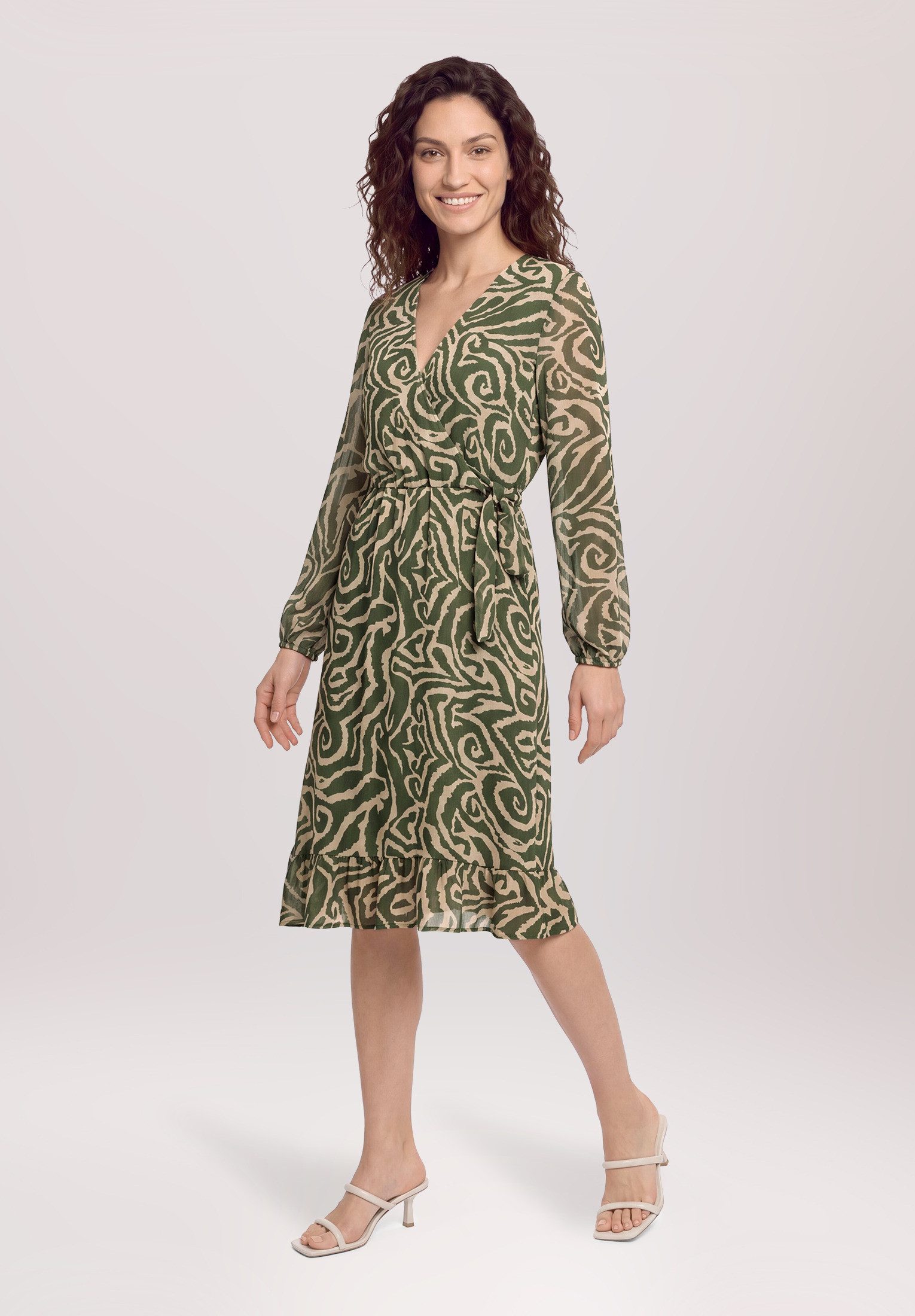 Cartoon Chiffonkleid Damen mit Muster