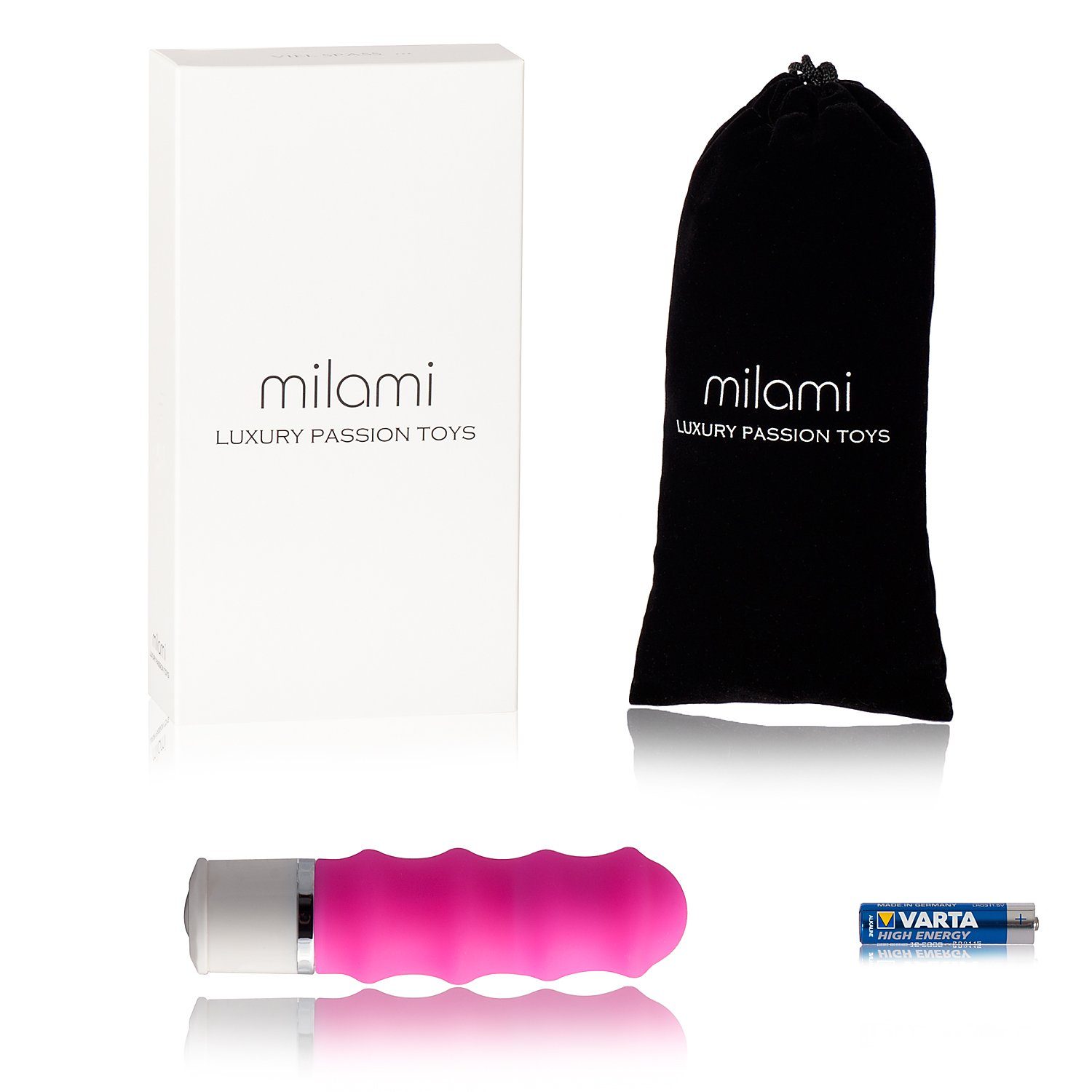 - Sextoy milami Mini-Vibrator 10 G-Spot Vibrationsprogramme Vibrator Mini Soft pink