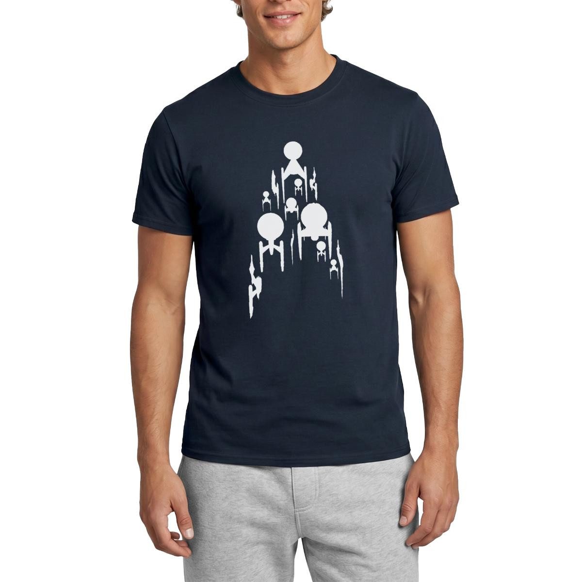 T-Shirt Star Trek Discovery Raumschiff Männer T-Shirt