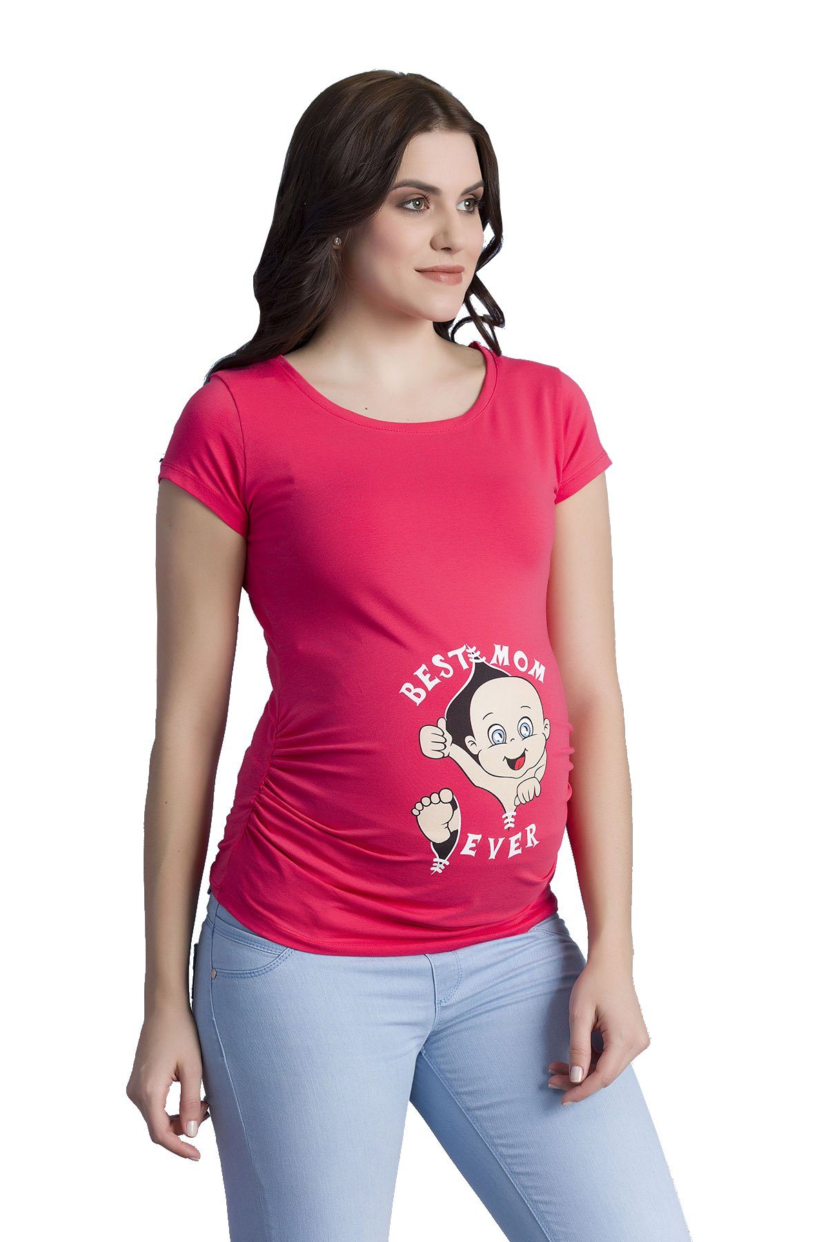 M.M.C. Umstandsshirt Best Mom Ever mit Motiv