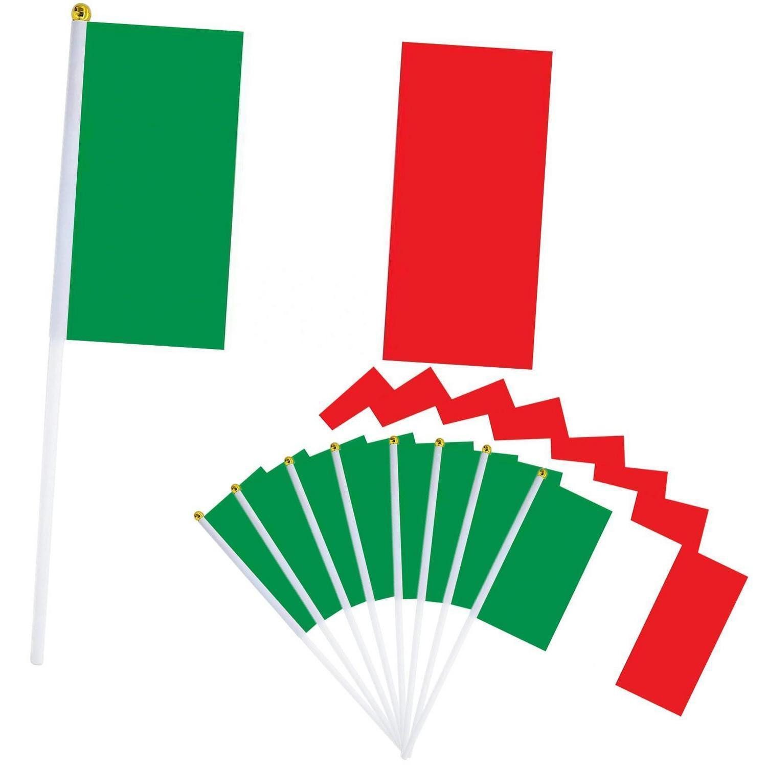 LuxusKollektion Flagge Italien Flagge Klein 10er 14x21cm
