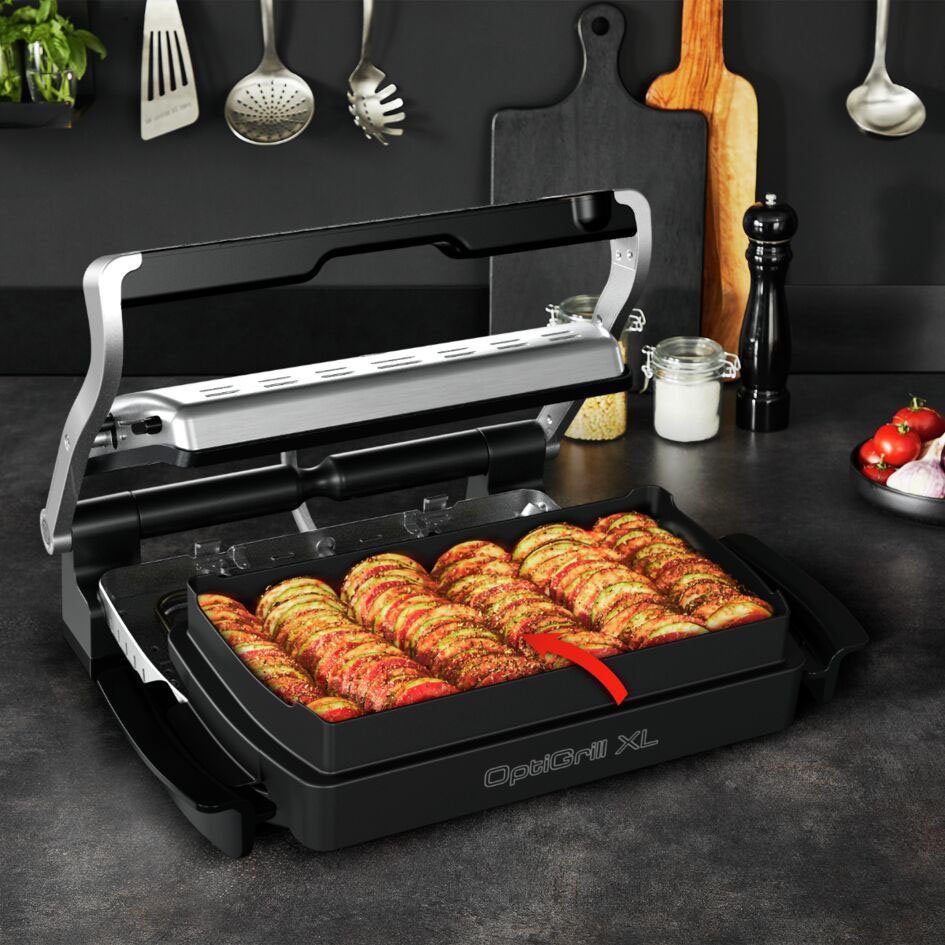 Tefal Backeinsatz XA7278 OptiGrill+ XL, Backschale, Zubehör für alle OptiGrill XL Modelle, 2L Fassungsvermögen – Bild 4 von 5