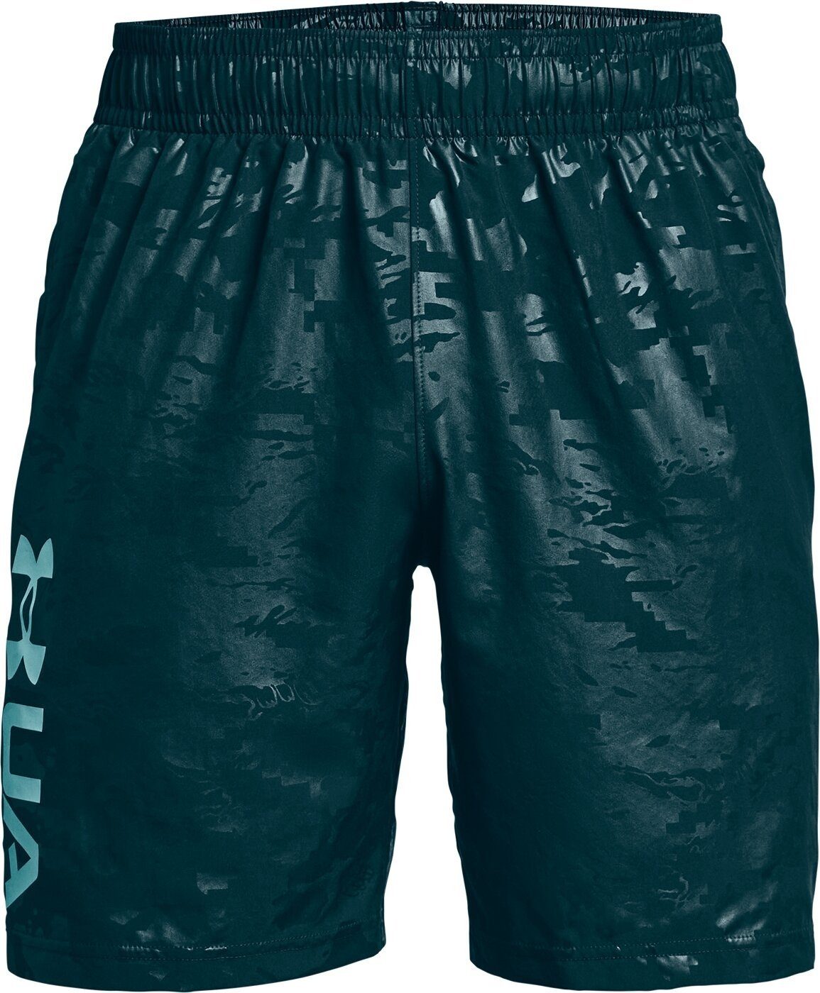 Under Armour® Trainingsshorts UA WOVEN EMBOSS SHORTS DARK CYAN