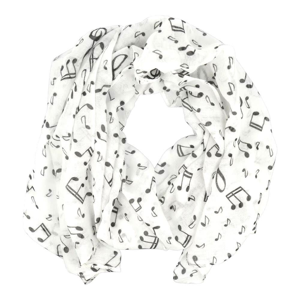 mugesh Schal Schal Notenmotive, (1-St), für Musikerinnen und Musiker