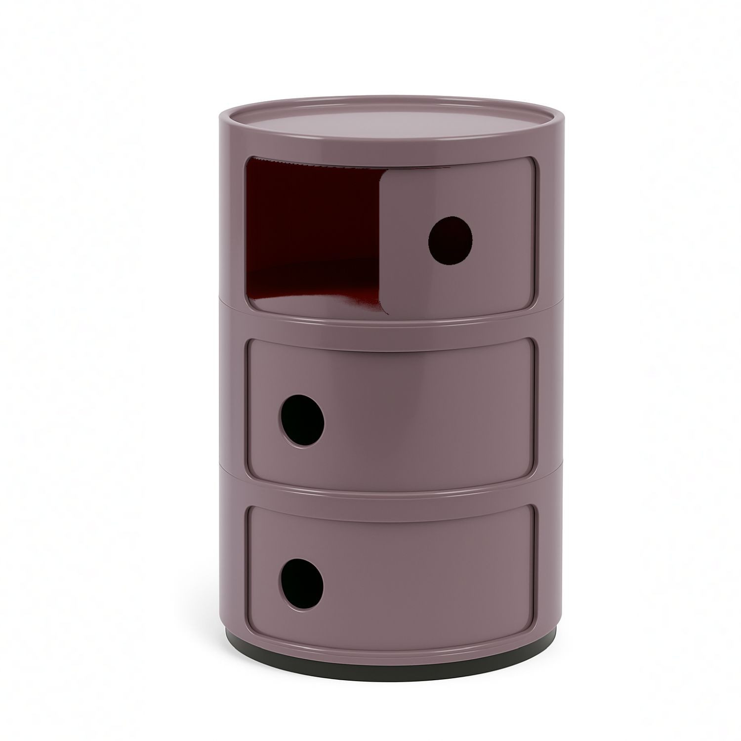 Kartell Container Componibili mit drei Fächern Violett günstig online kaufen