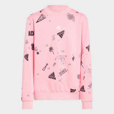 adidas Sportswear Sweatshirt BRAND LOVE ALLOVER PRINT KIDS