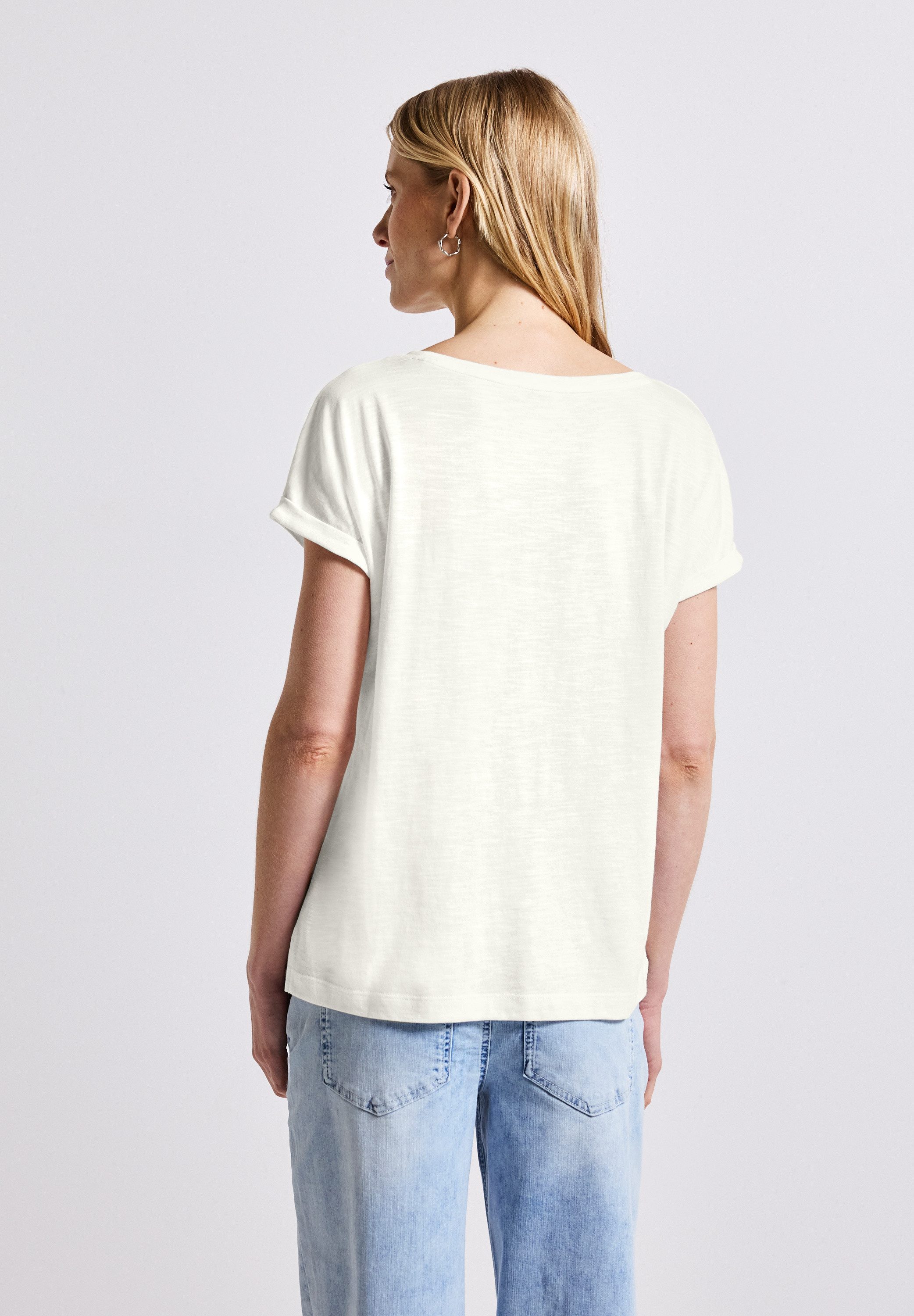 STREET ONE Shirttop mit Frontprint und Wording Artwork günstig online kaufen