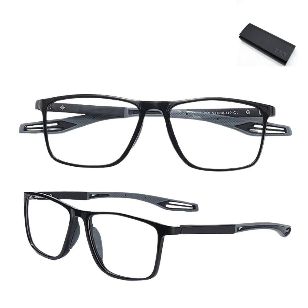 Blusmart Lesebrille Damen Herren Blaulichtfilter Anti-Rutsch Ultraleicht, TR Rahmen, Lesebrille für Senioren mit Brillenetui