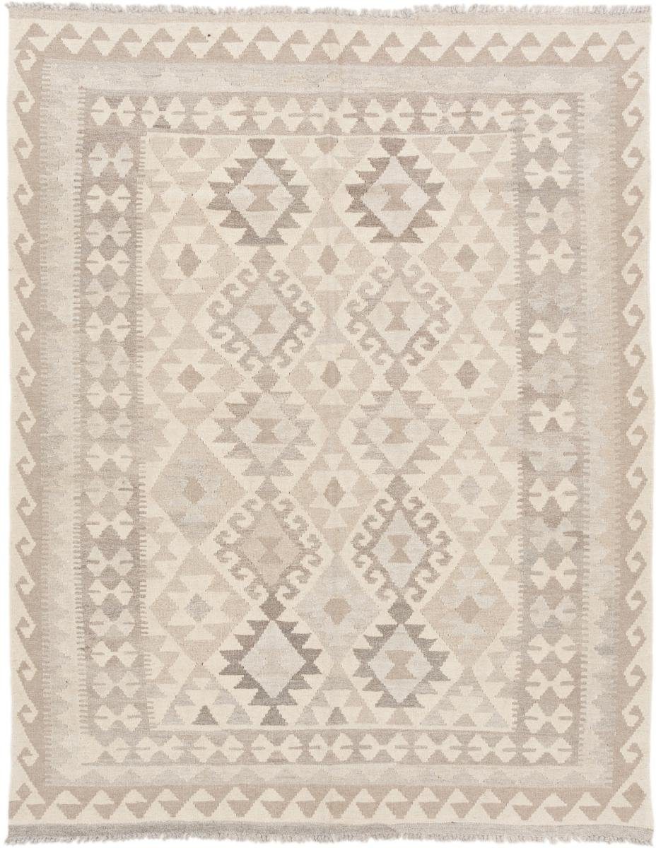 rechteckig, Handgewebter 156x198 Heritage Orientteppich Trading, Afghan mm Höhe: Kelim 3 Orientteppich, Moderner Nain