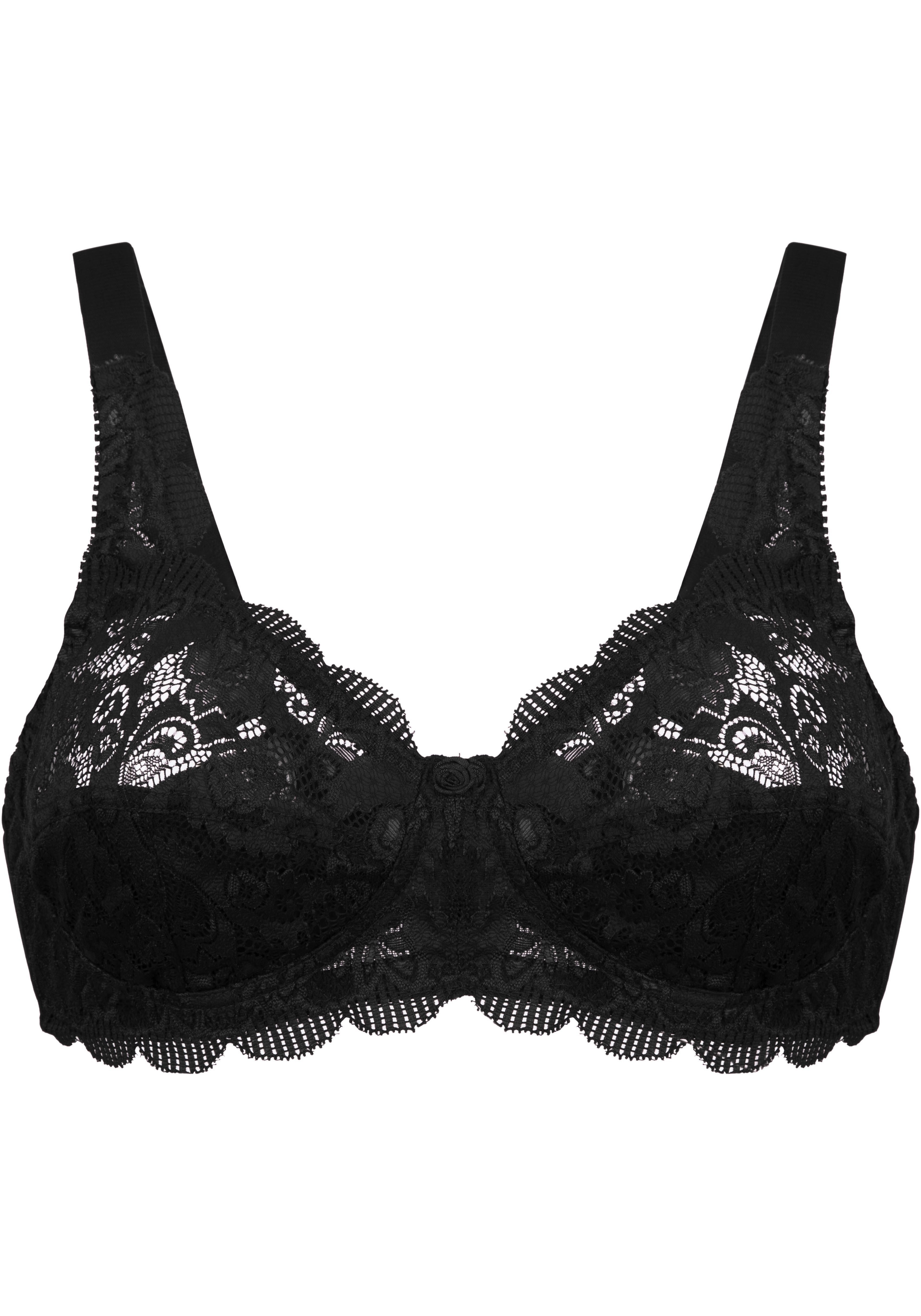 Susa Bügelloser BH Latina (2er Pack) zarte Spitze, atmungsaktiv, elastisch, bequem, BH-Set