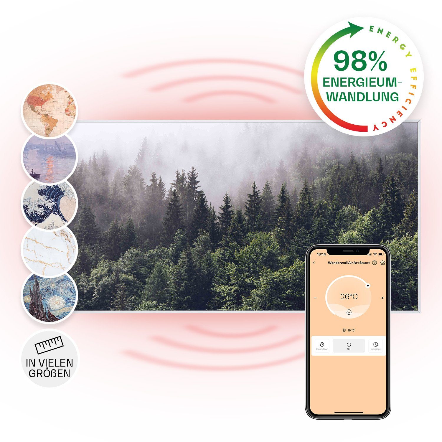 Klarstein Heizkörper Wonderwall Air Art Smart günstig online kaufen