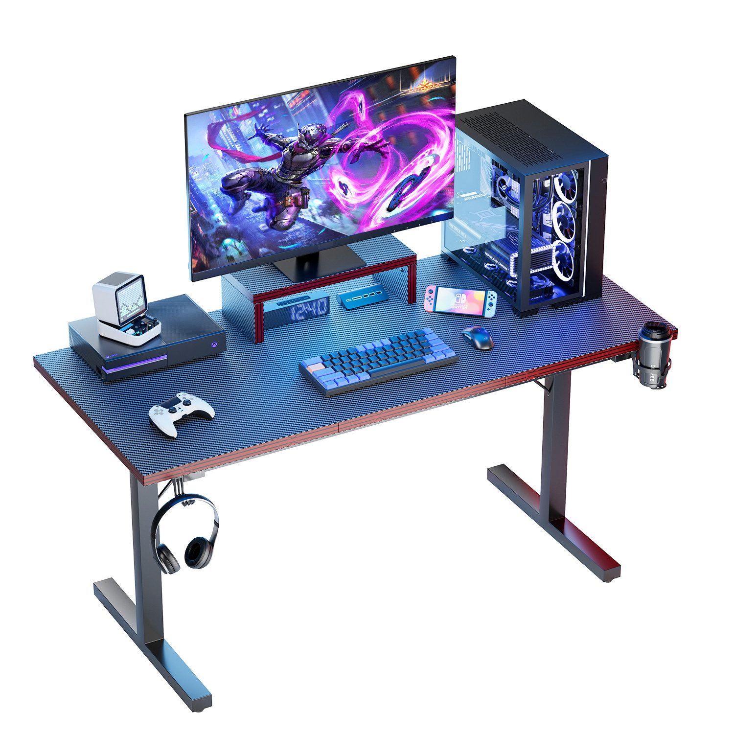 GUNJI Gamingtisch 140*60 Computertisch, Schreibtisch, Carbonfaser-Desktop-G günstig online kaufen