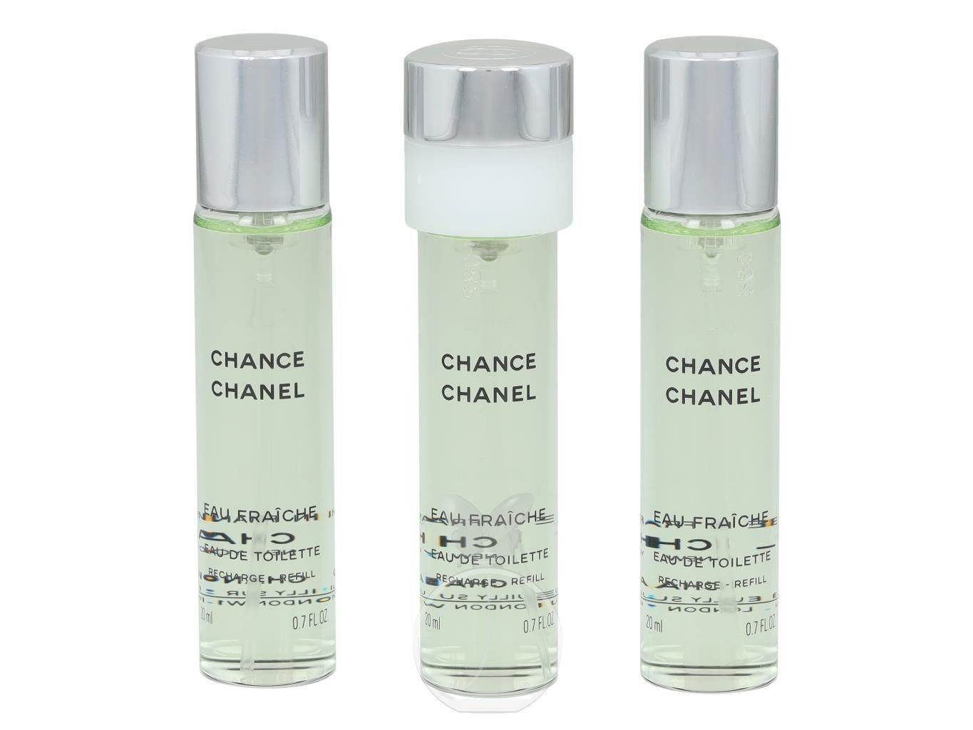CHANEL Туалетная вода Chanel Chance Eau Fraiche Туалетная вода 3 x 20 ml ohne Zerstäuber, 1-tlg.