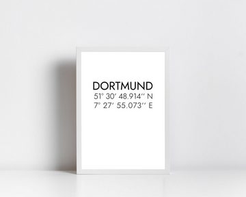 MOTIVISSO Poster Dortmund Koordinaten #1