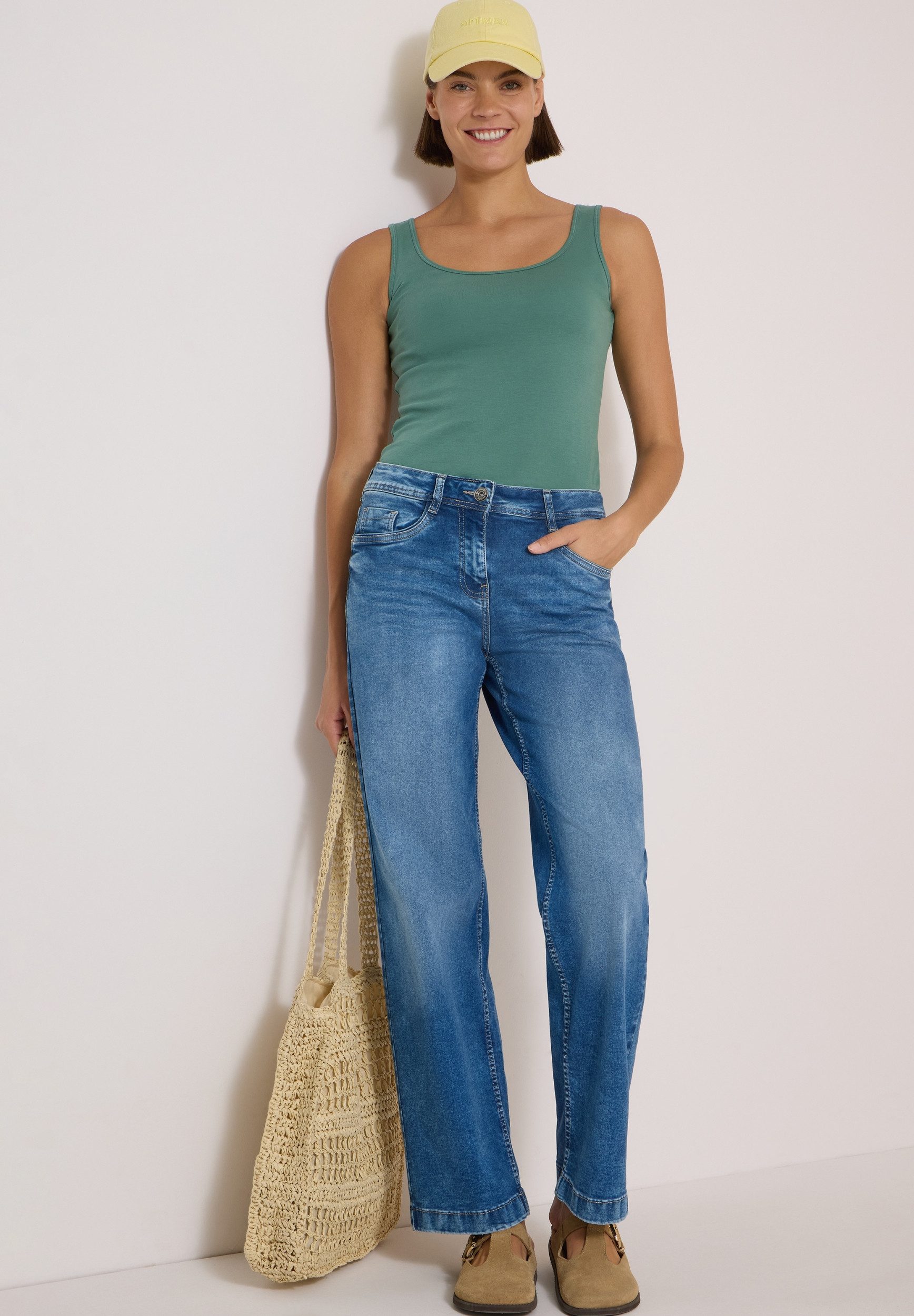 CECIL Stoffhose Style NOS Neele Mid Blue – Bild 5 von 5