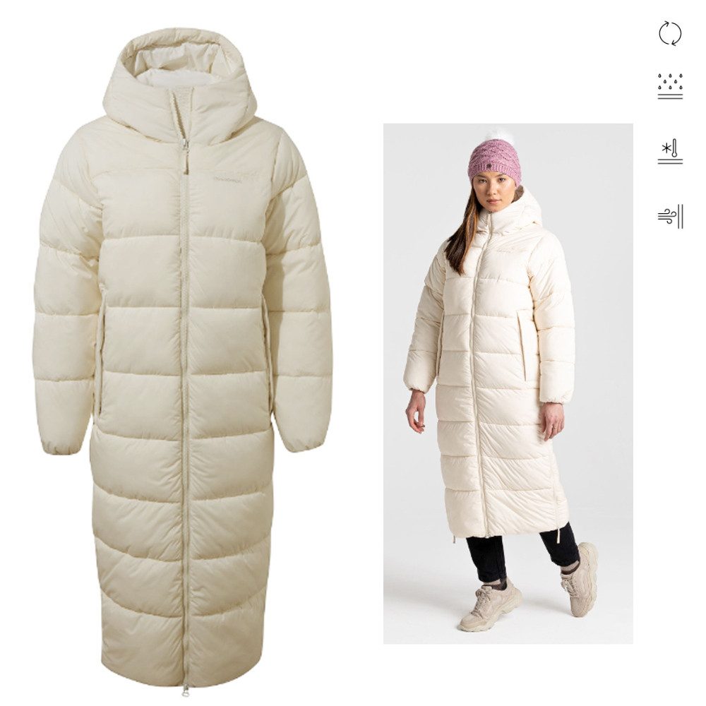 Craghoppers Trekkingjacke Craghoppers - Daunenartiger ThermoPro Wintermantel mit Kapuze - Narlia