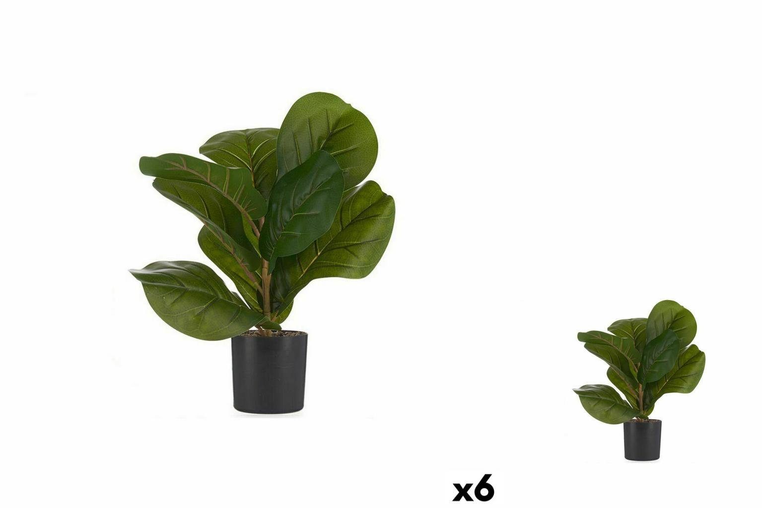 Künstliche Zimmerpflanze Dekorationspflanze 9,5 x 42 x 9,5 cm Kunststoff 6 Stück, Ibergarden, Höhe 6 cm