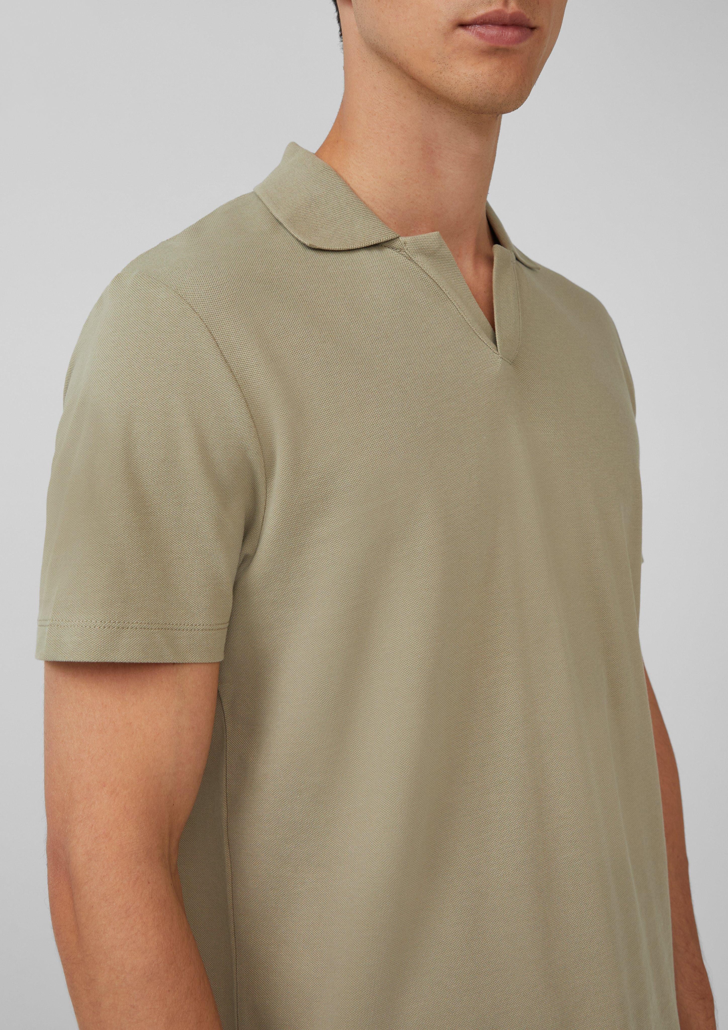 s.Oliver Kurzarmshirt Poloshirt aus Baumwolle mit günstig online kaufen