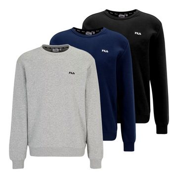 Fila Sweatshirt Brustem Crew Sweat Men mit gesticktem FILA-Logo