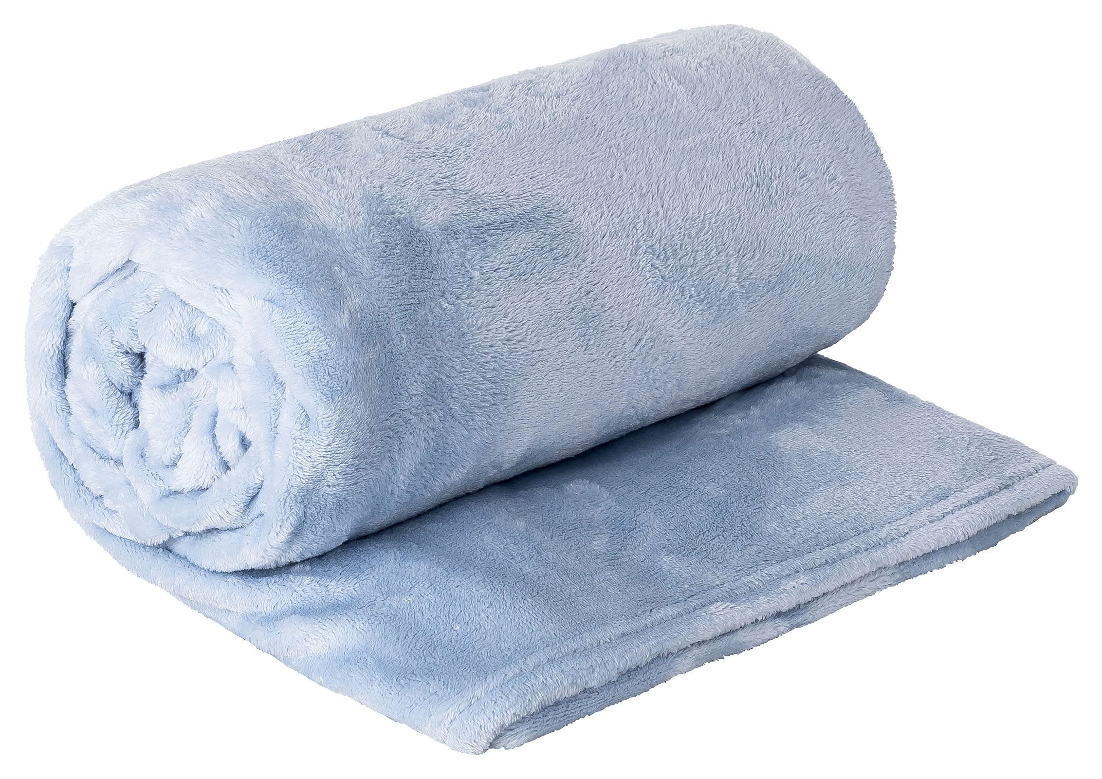 Wohndecke Cashmere Touch Kuscheldecke uni 150x200 cm, MOON Heimtextilien, Flanell
