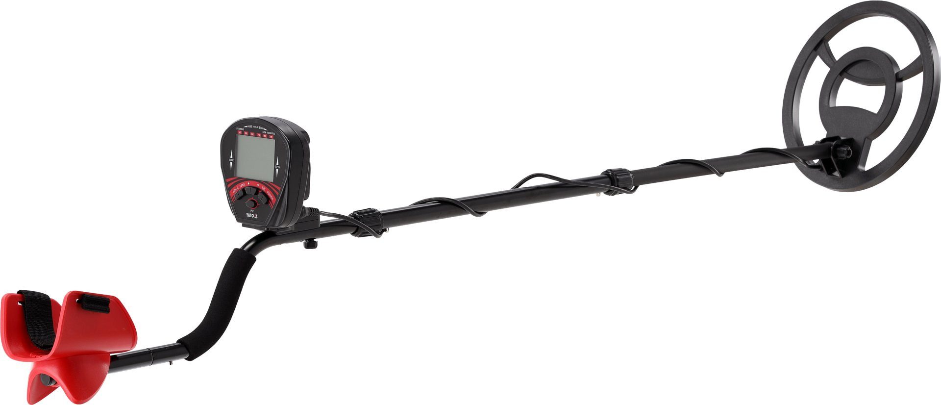 Yato Metalldetektor Fortschrittlicher Bodensuch-Metalldetektor LCD