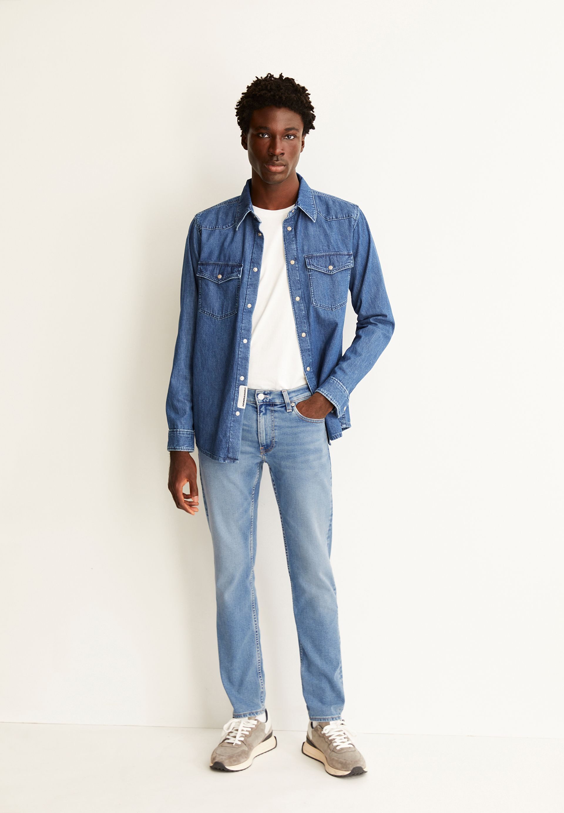 Armedangels Slim-fit-Jeans IAAN Slim Jeans aus recyceltem Baumwoll-Mix (Comfort-Stretch) Mid waist