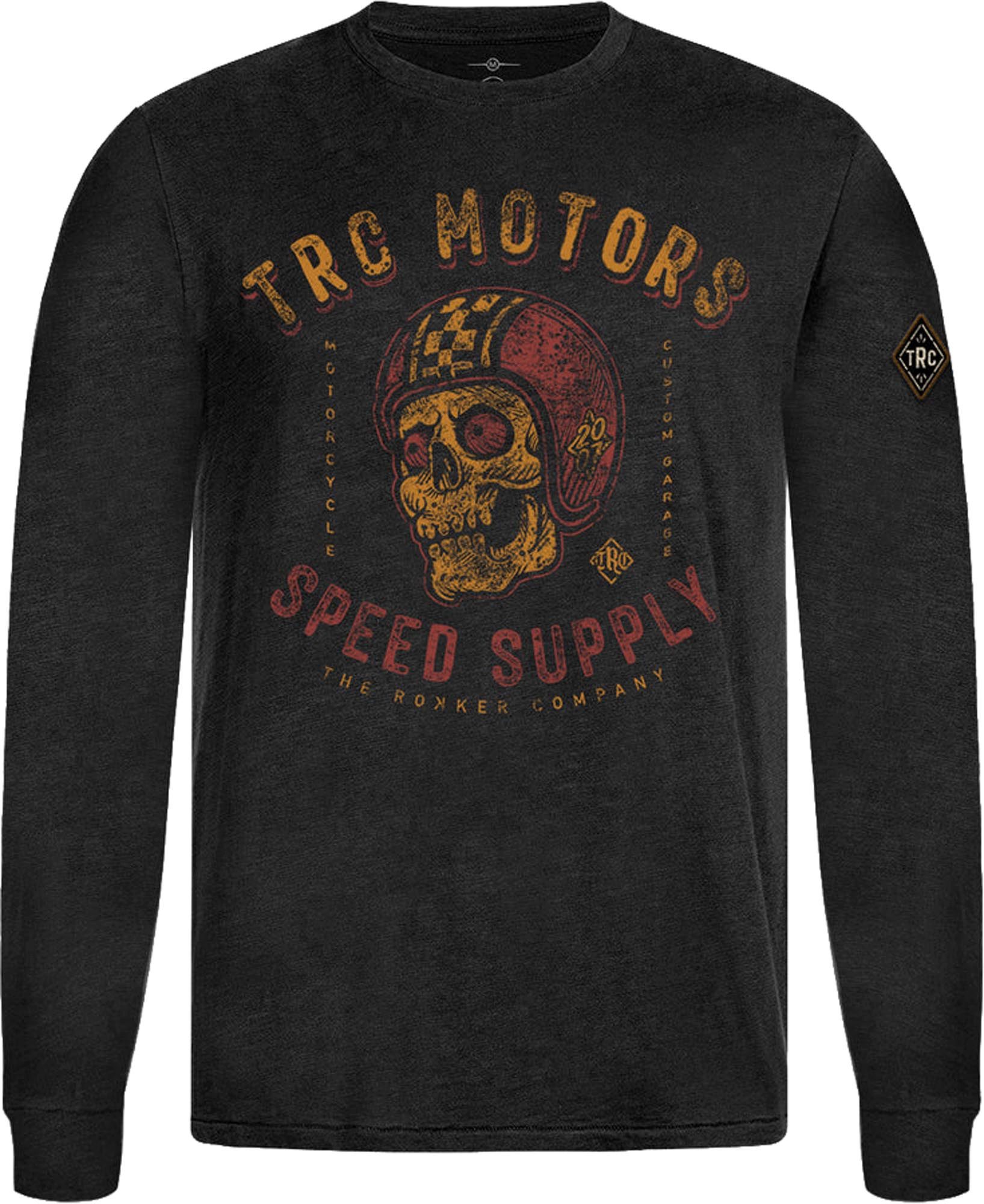Rokker Funktionshemd Skull Langarmshirt robust
