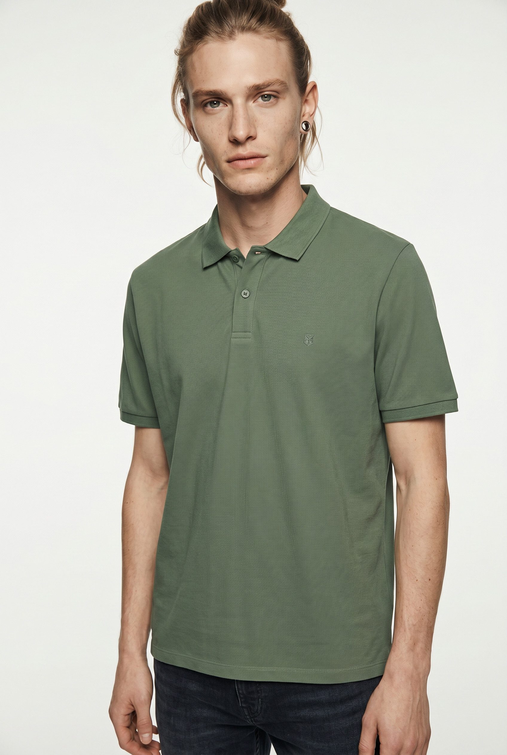 Jack & Jones Poloshirt JPRBLAWESTON SS POLO mit Stickerei