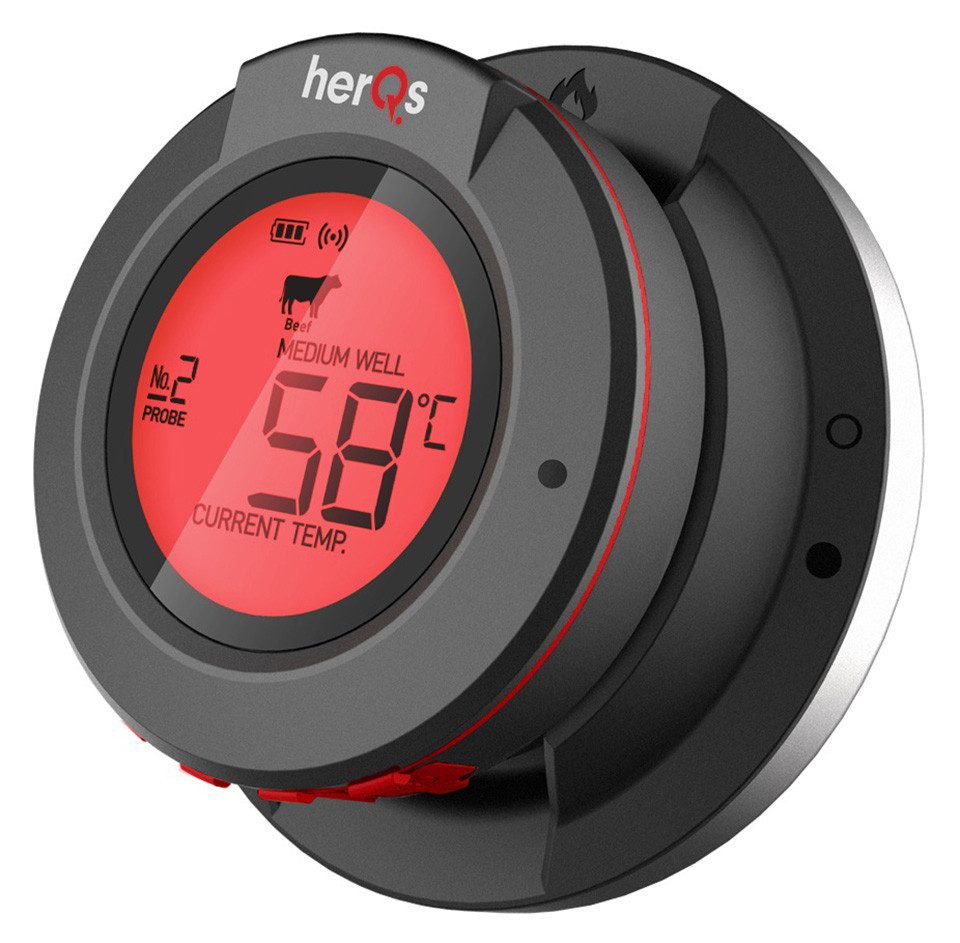 HerQs Grillthermometer Dome