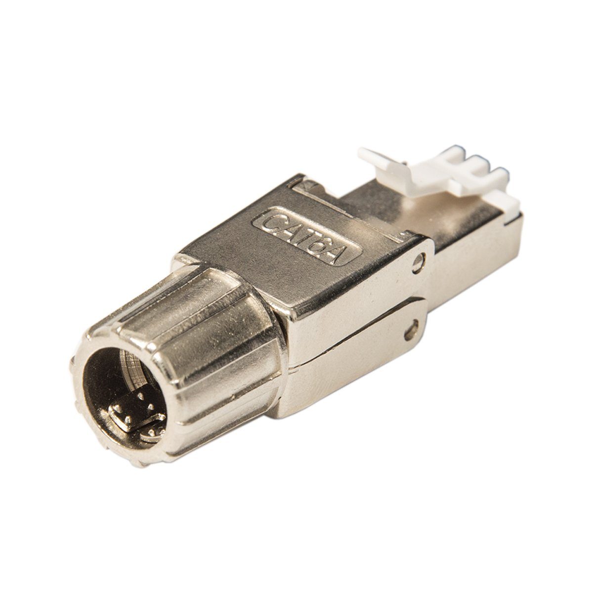 Netzwerkstecker Cat6A RJ45 Stecker LAN Netzwerk Werkzeuglos Netzwerk-Adapter