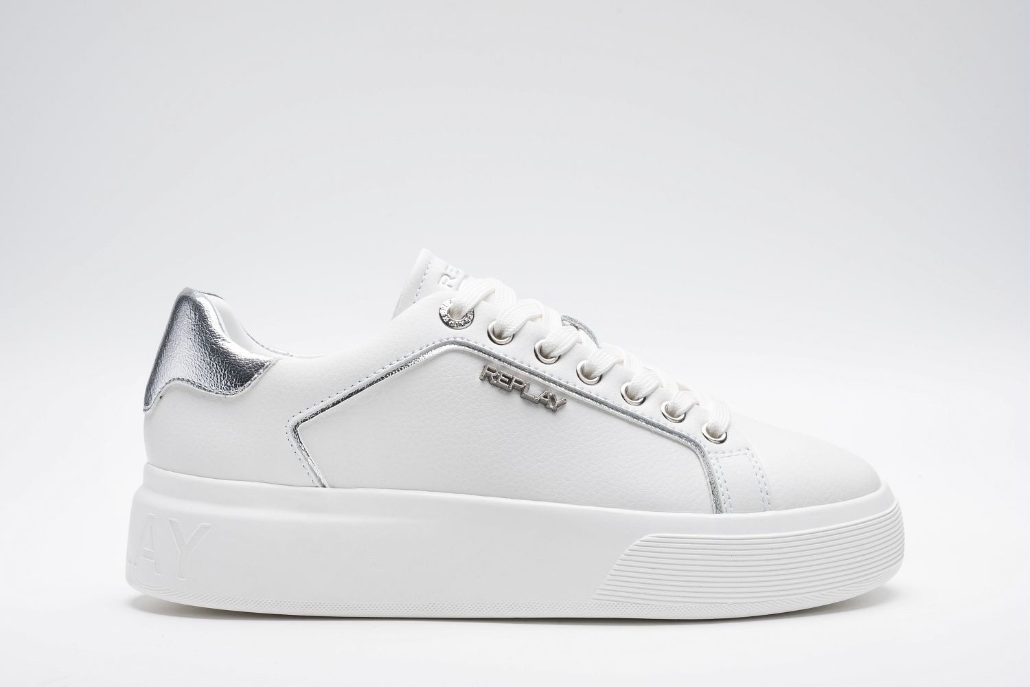 Replay Plateausneaker Freizeitschuh, Schnürschuh, Halbschuh mit Label